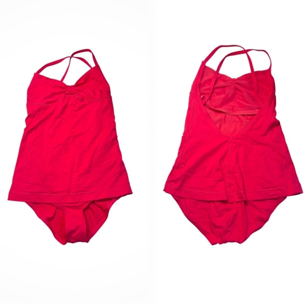 Lululemon Diverse Bodysuit Coral Pink, size 2
